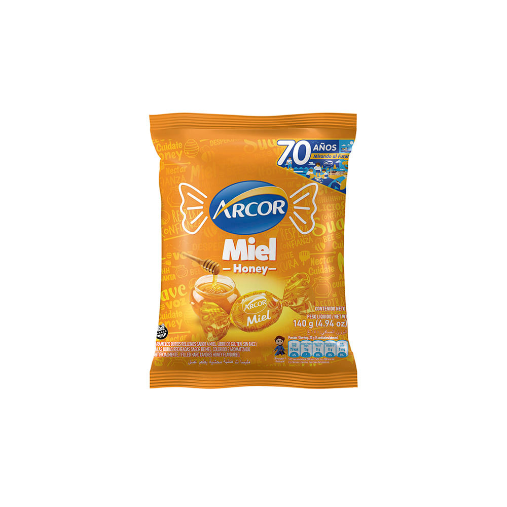 CARAMELOS ARCOR RELLENO DE MIEL