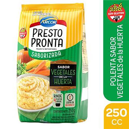 POLENTA PRESTO PRONTA VEGETALES DE LA HUERTA