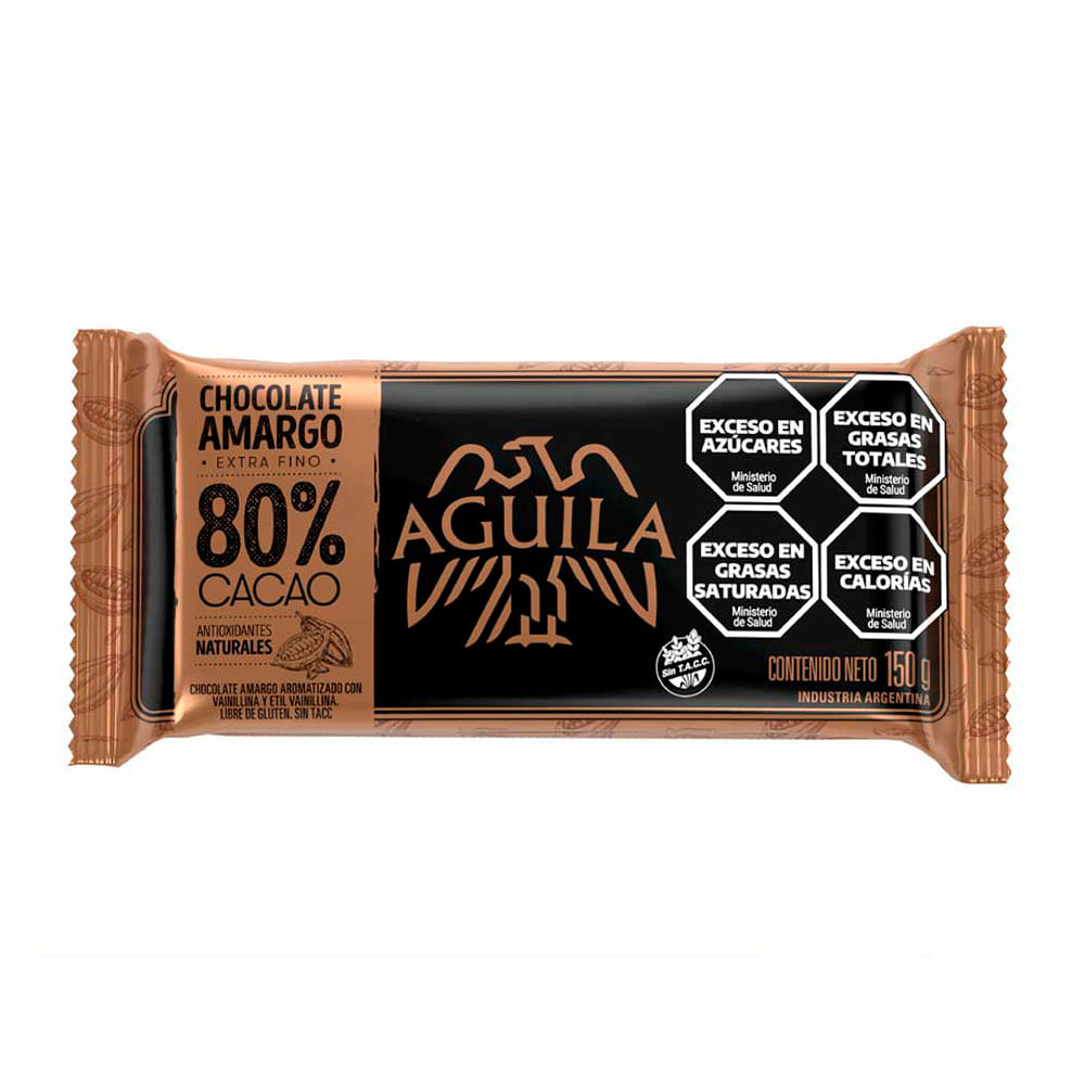 C/AMARGO 80% AGUILA CACAO