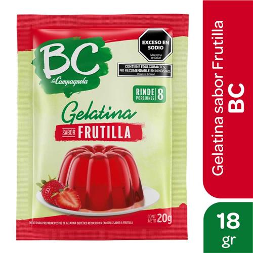 GELATINA BC FRUTILLA