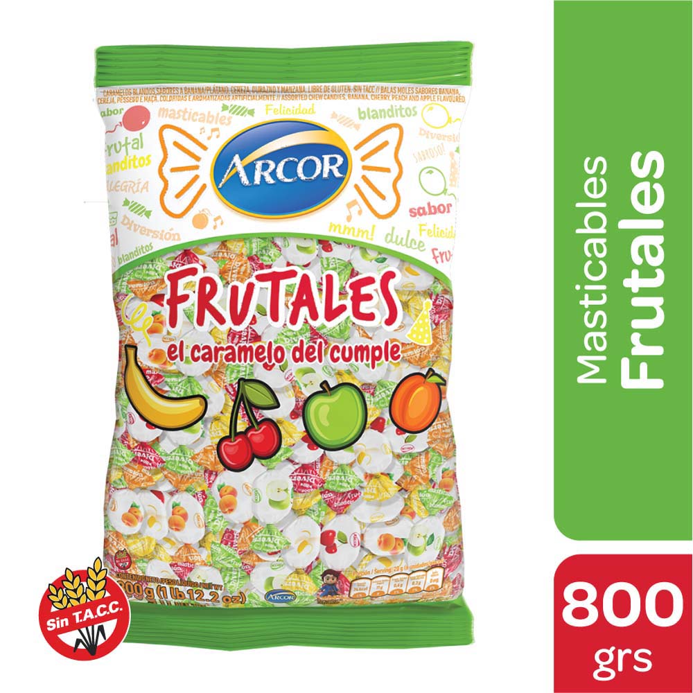 CARAMELOS ARCOR MASTICABLES FRUTA