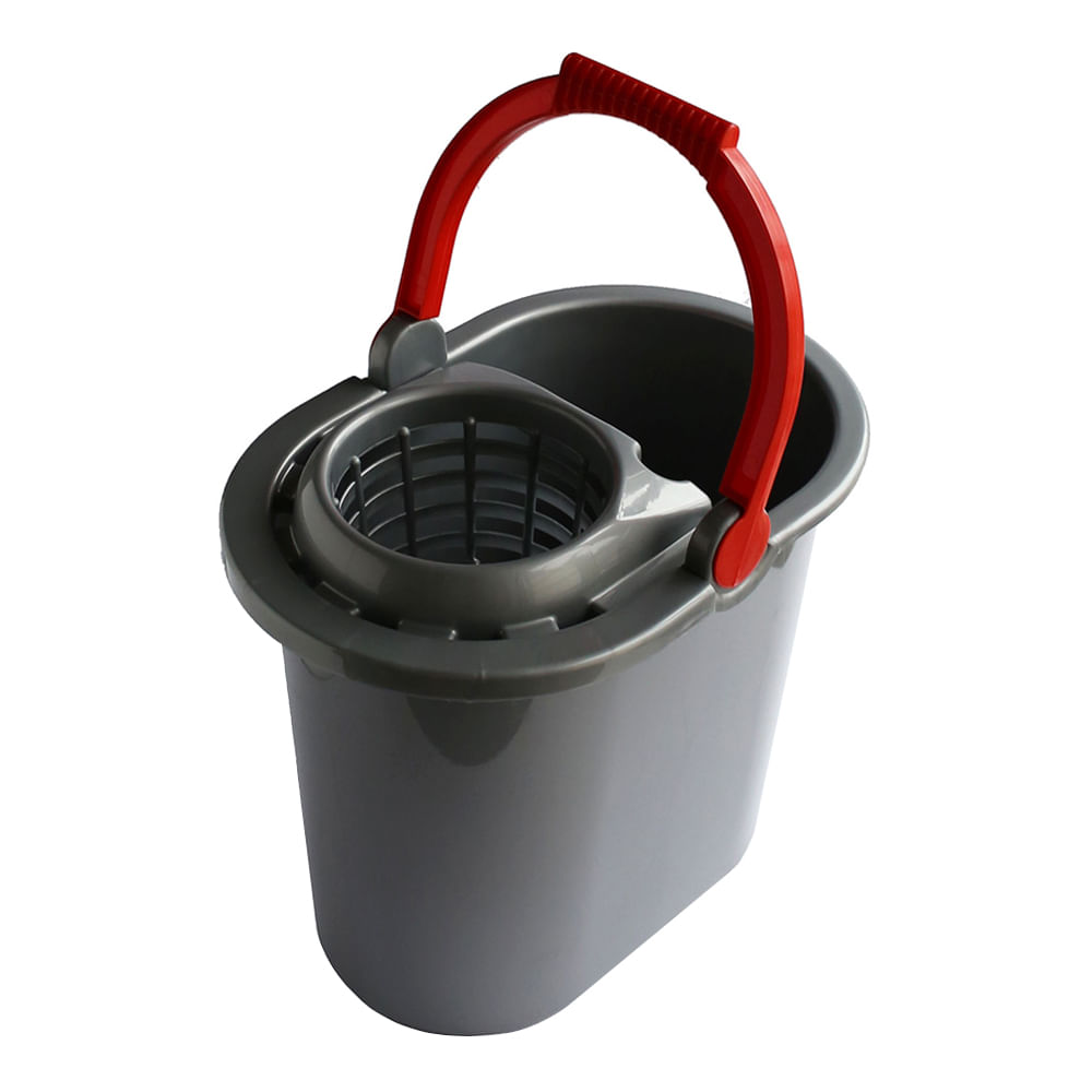 BALDE PLASTICO OVAL NEGRO