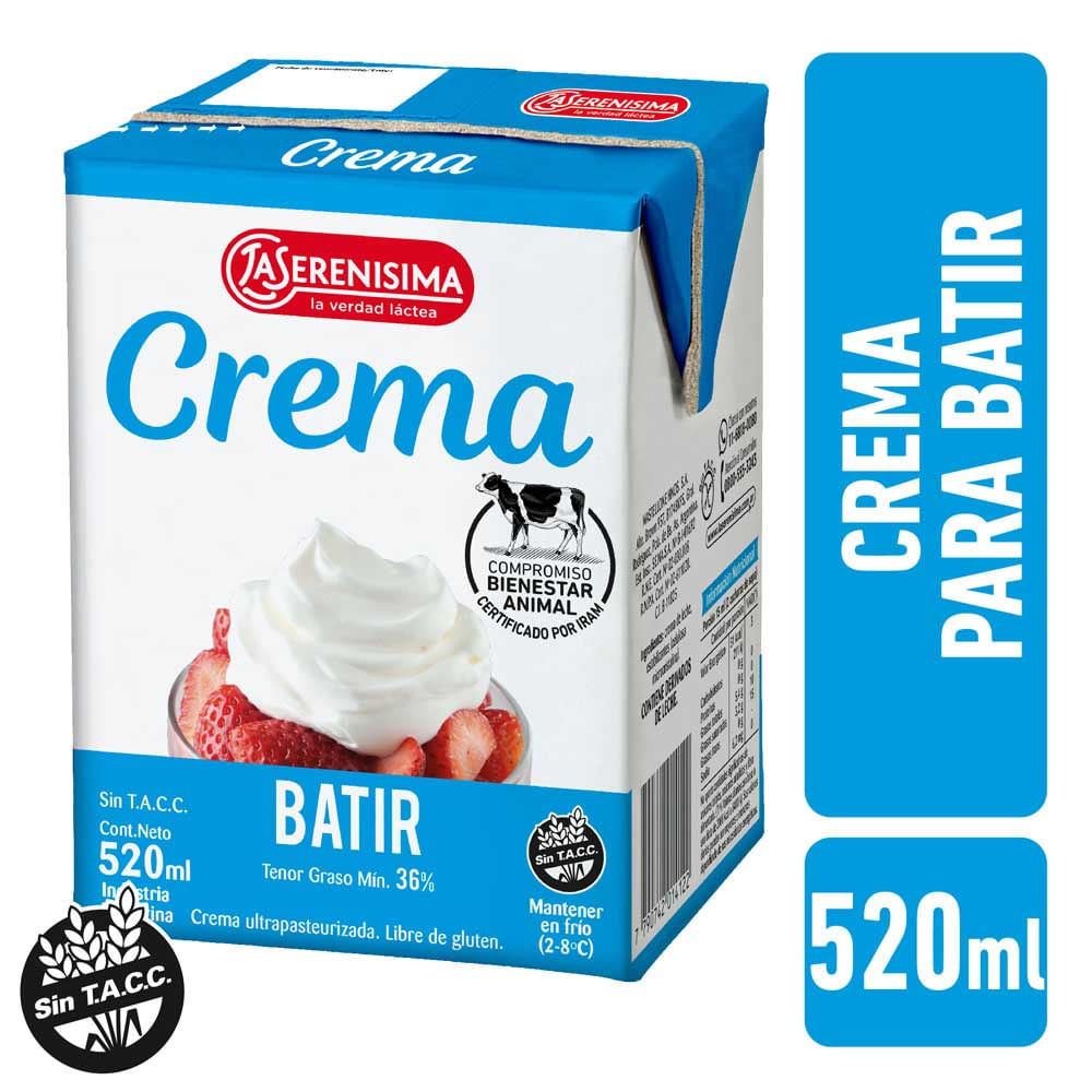 CREMA DE LECHE P/BATIR LS