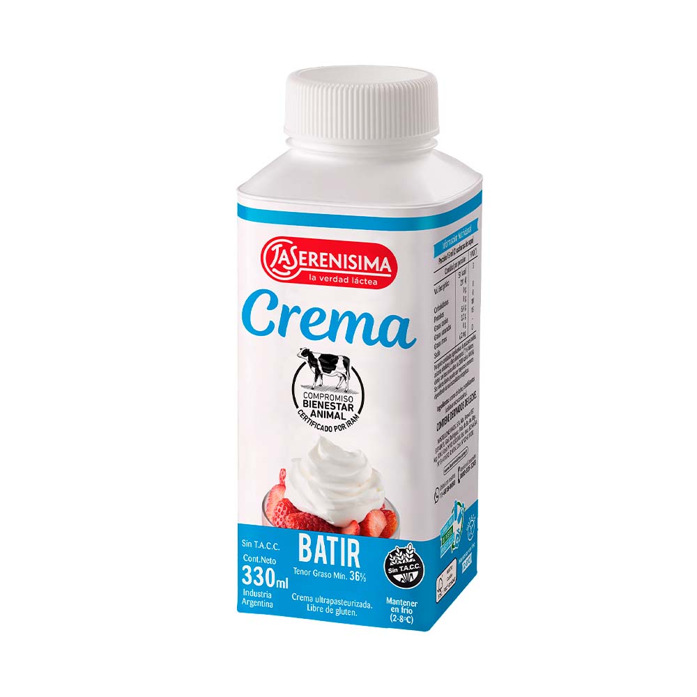 CREMA DE LECHE BATIR LA SERENISIMA