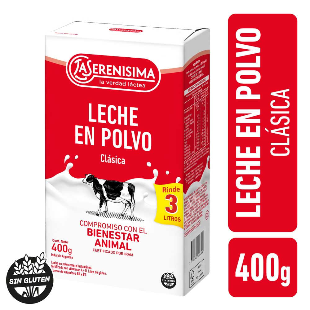 LECHE EN POLVO ENTERA FORT. CAJA LS