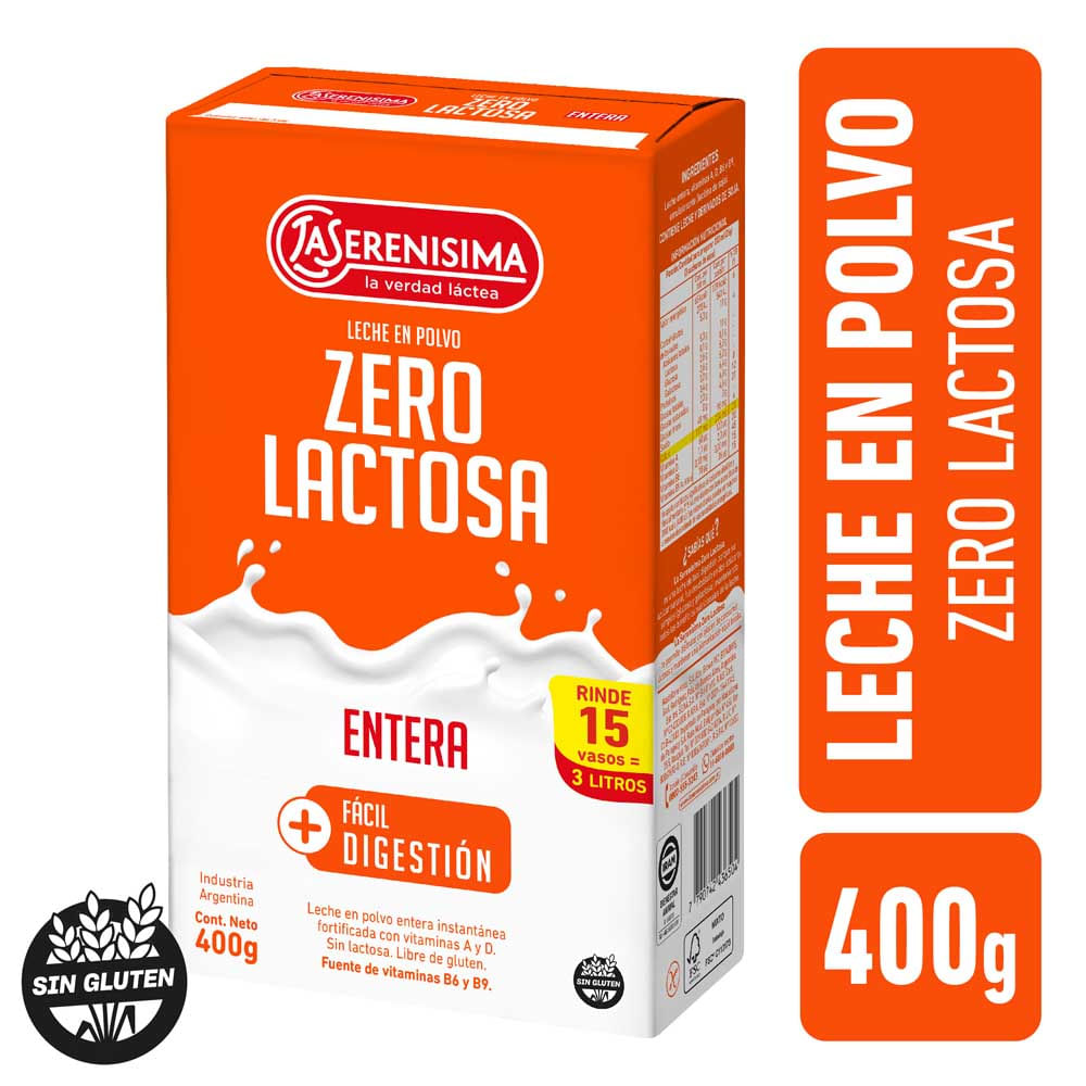 LECHE EN POLVO ZERO LACTOSA CAJA LS ENTERA