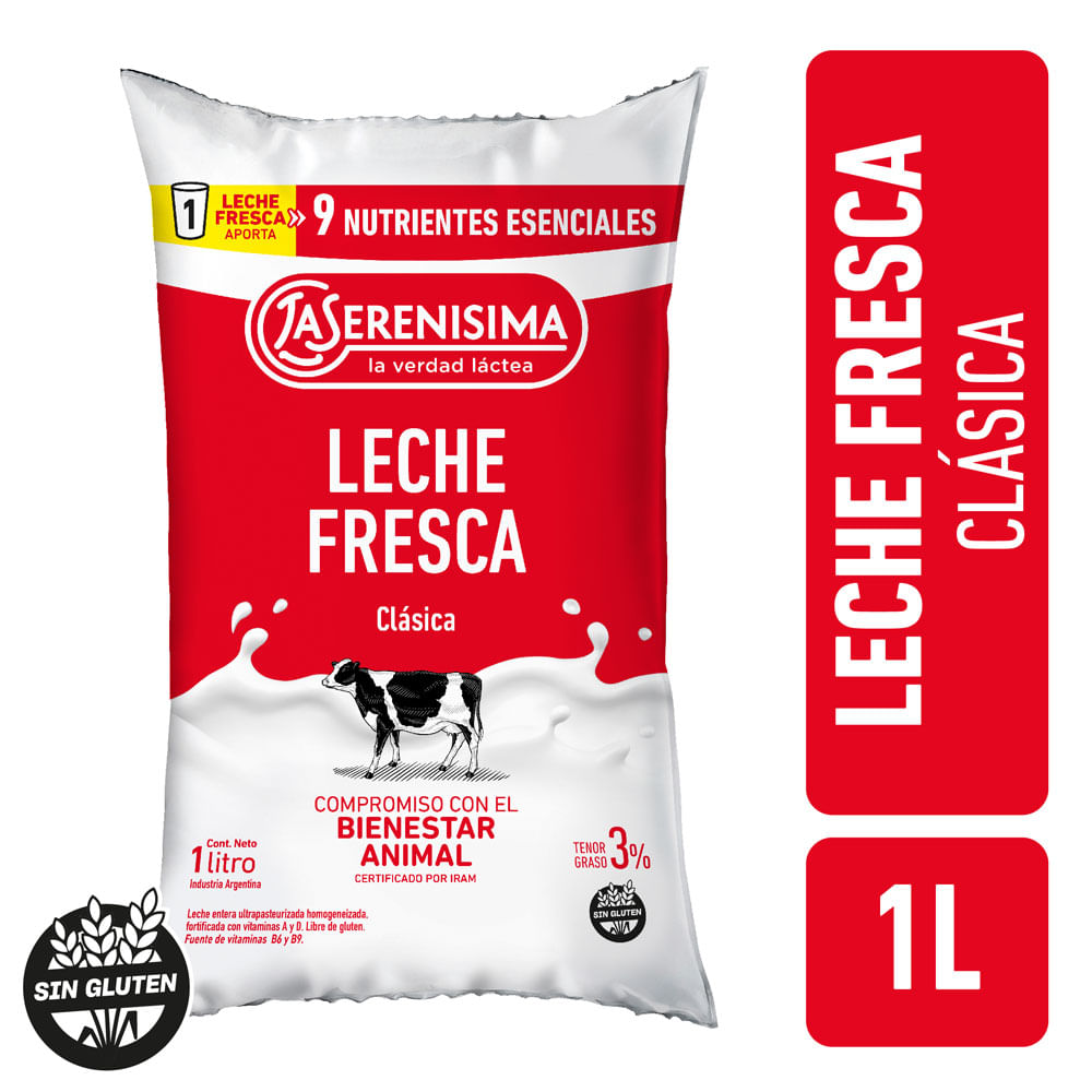 LECHE ULTRA CLASICA ENTERA 3% SACHET LS