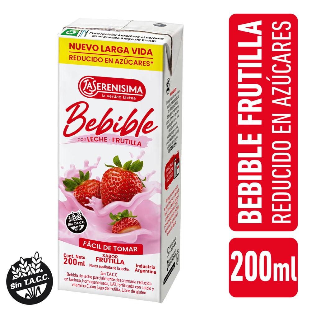 BEBIDA DE LECHE LS R/AZUCAR S/FRUTILLA