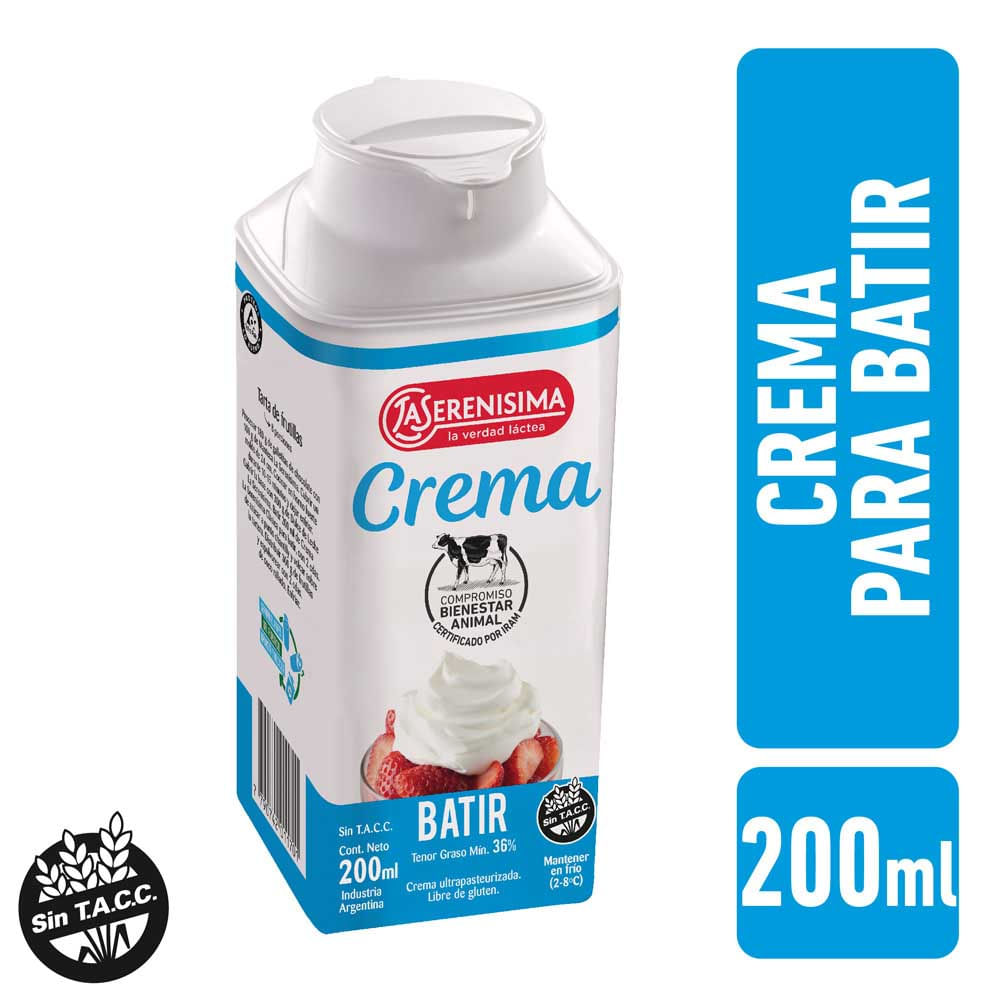 CREMA DE LECHE BATIR LA SERENISIMA