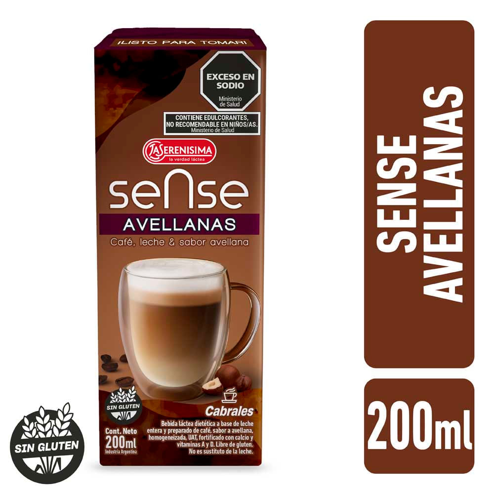 BEBIDA LACTEA LS SENSE AVELLANAS