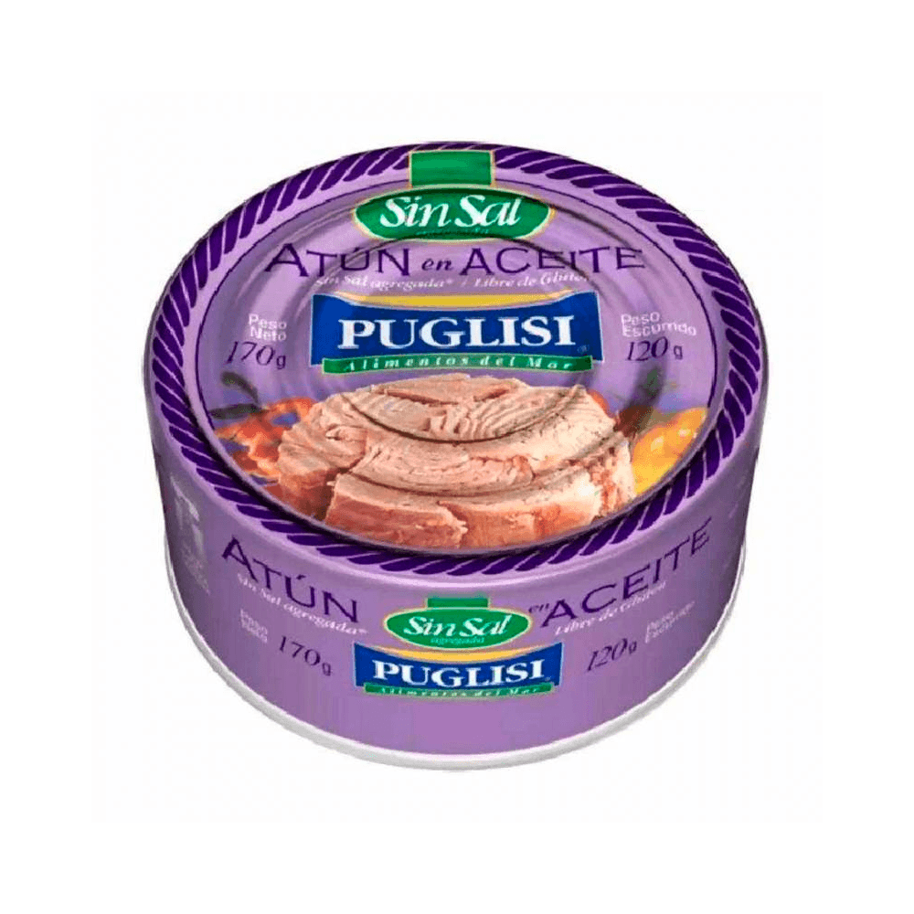 ATUN PUGLISI EN ACEITE SIN SAL