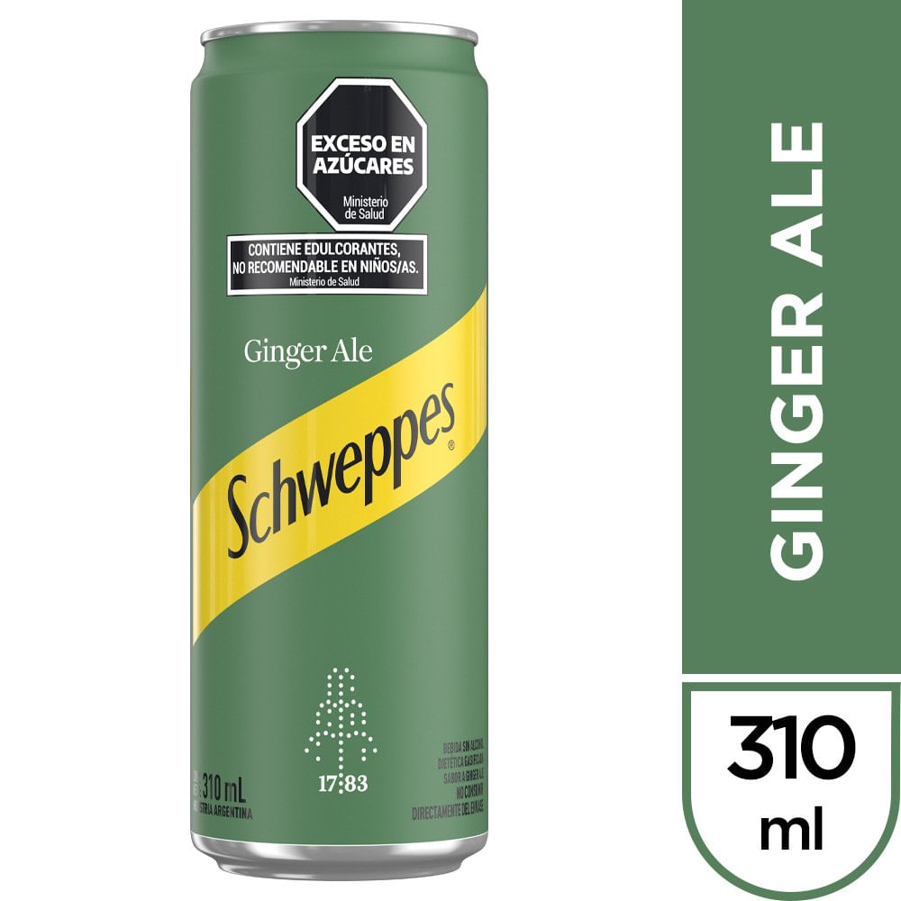 GASEOSA SCHWEPPES GINGER ALE LATA
