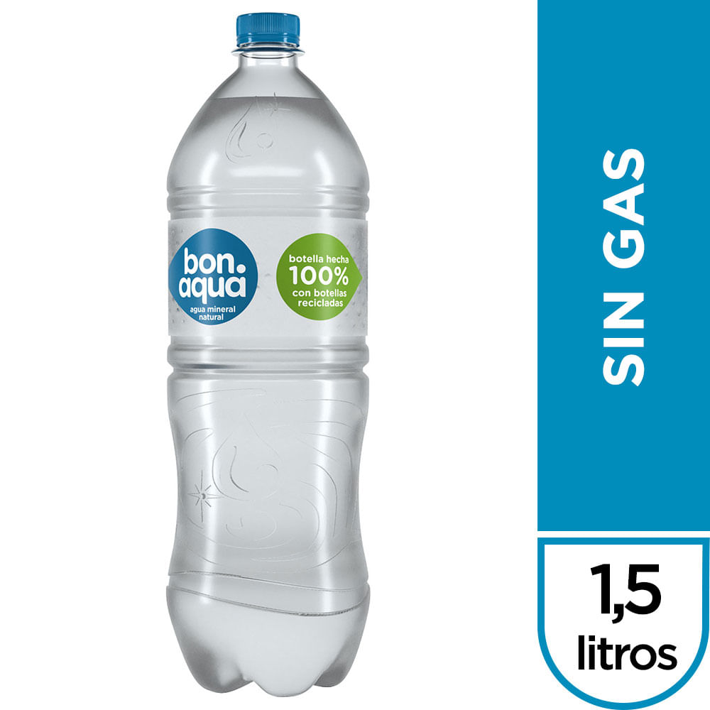 AGUA MINERAL BONAQUA S/GAS 1.5 L