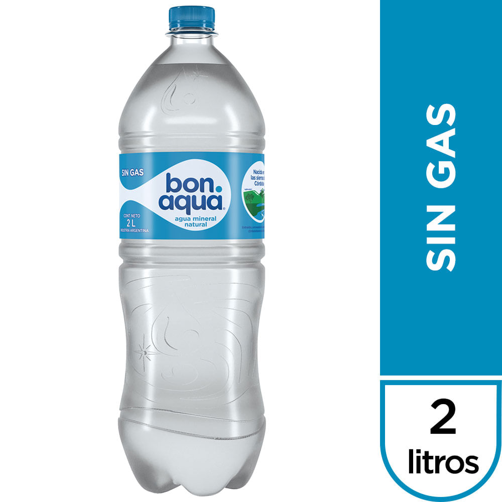 AGUA MINERAL BONAQUA 2 L