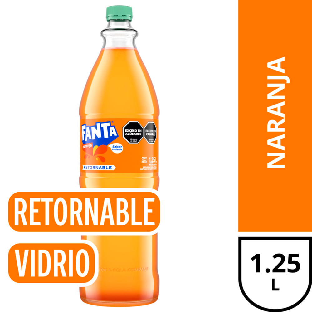GASEOSA FANTA NARANJA RET VIDRIO