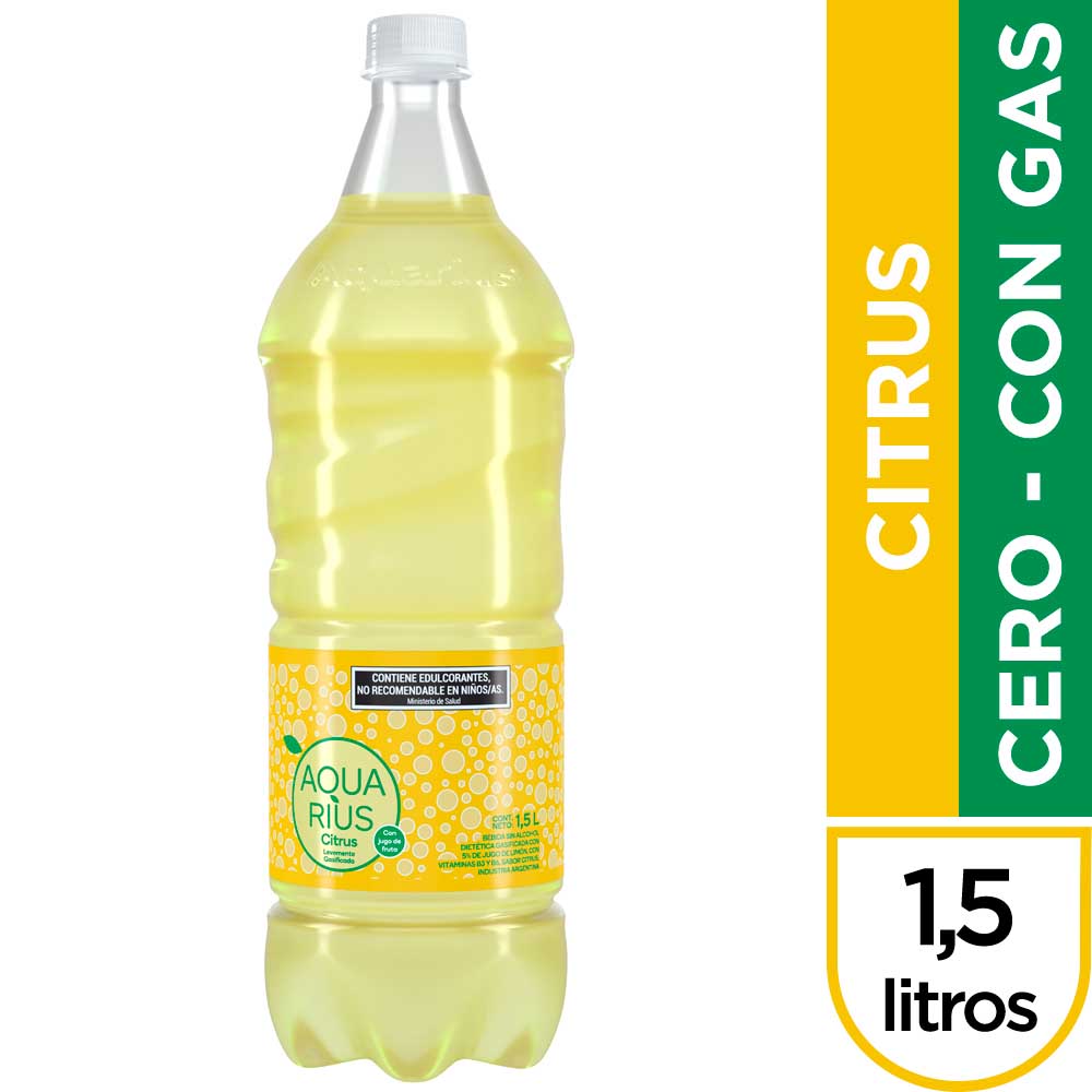 AGUA AQUARIUS CITRUS C/GAS