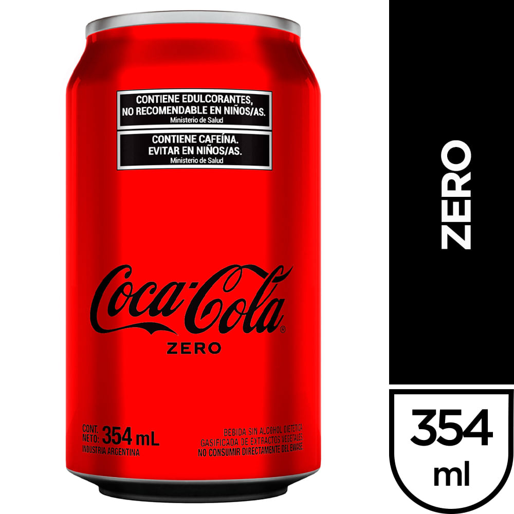 GASEOSA COCA COLA ZERO LATA