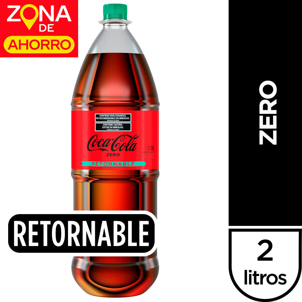 GASEOSA COCA COLA ZERO RET