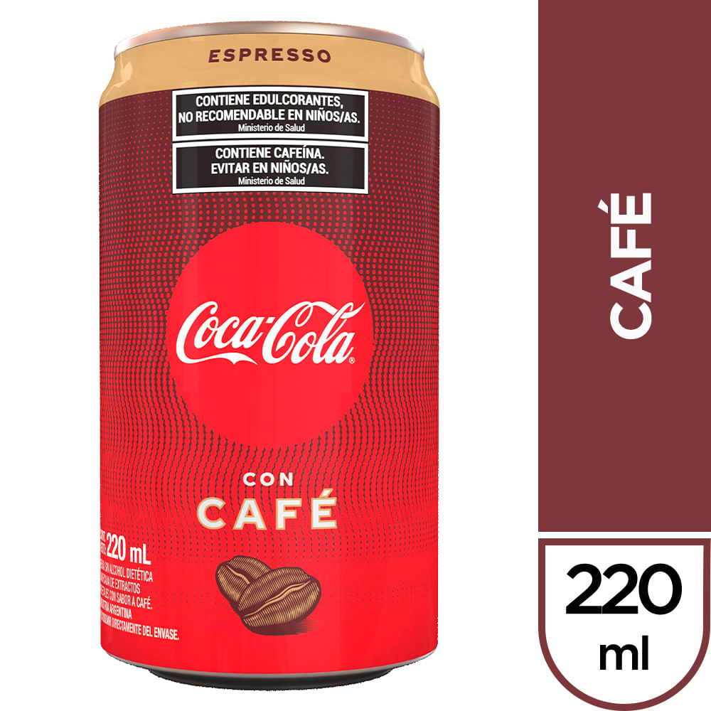 GASEOSA COCA COLA C/ CAFE LATA