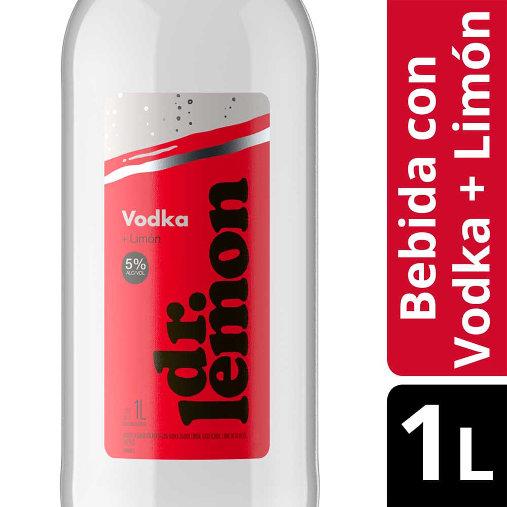 DR LEMON VODKA+LIMON E/ROJA