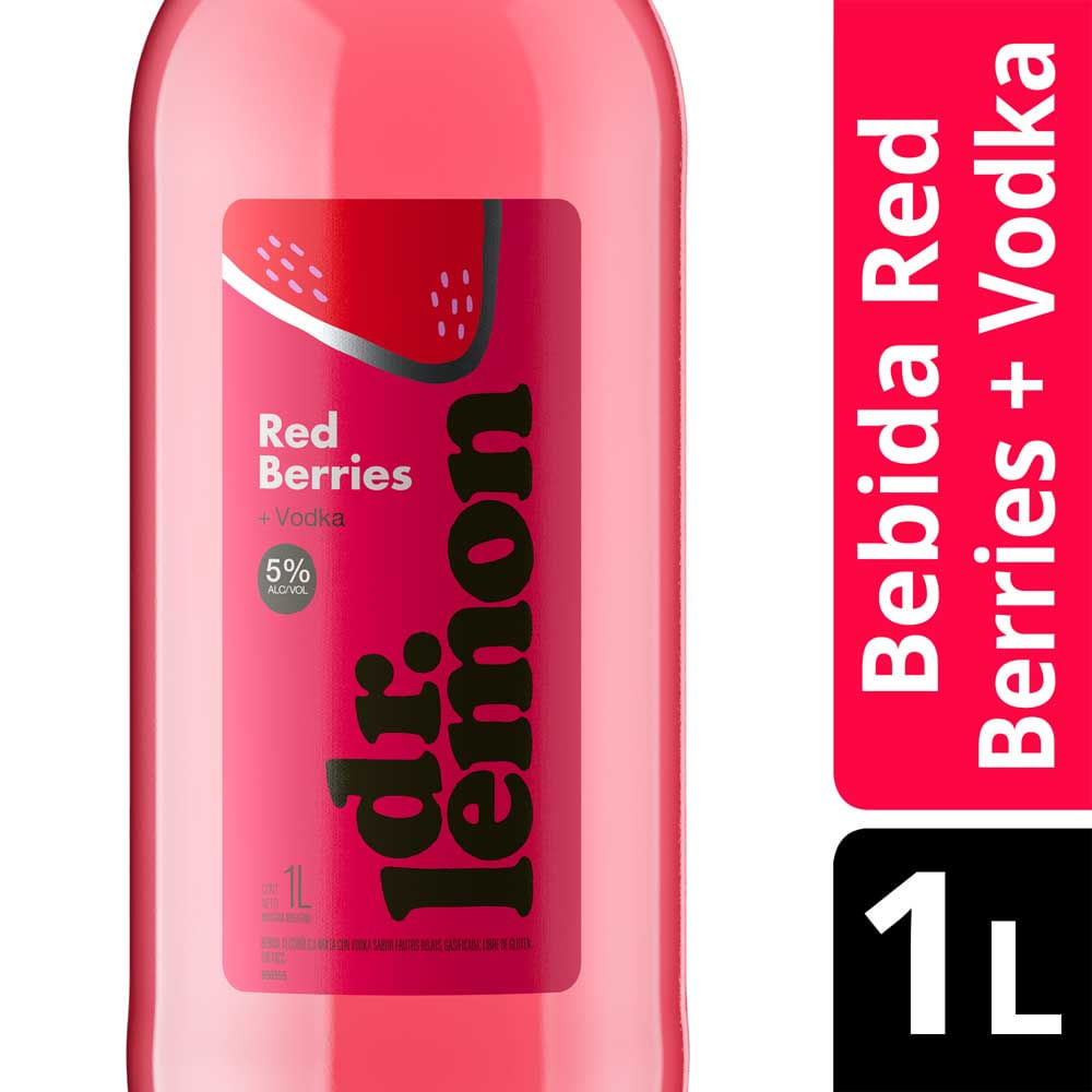 DR LEMON RED BERRY +VODKA