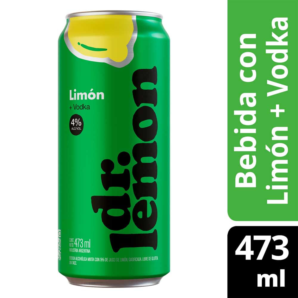 DR LEMON VODKA + LIMON