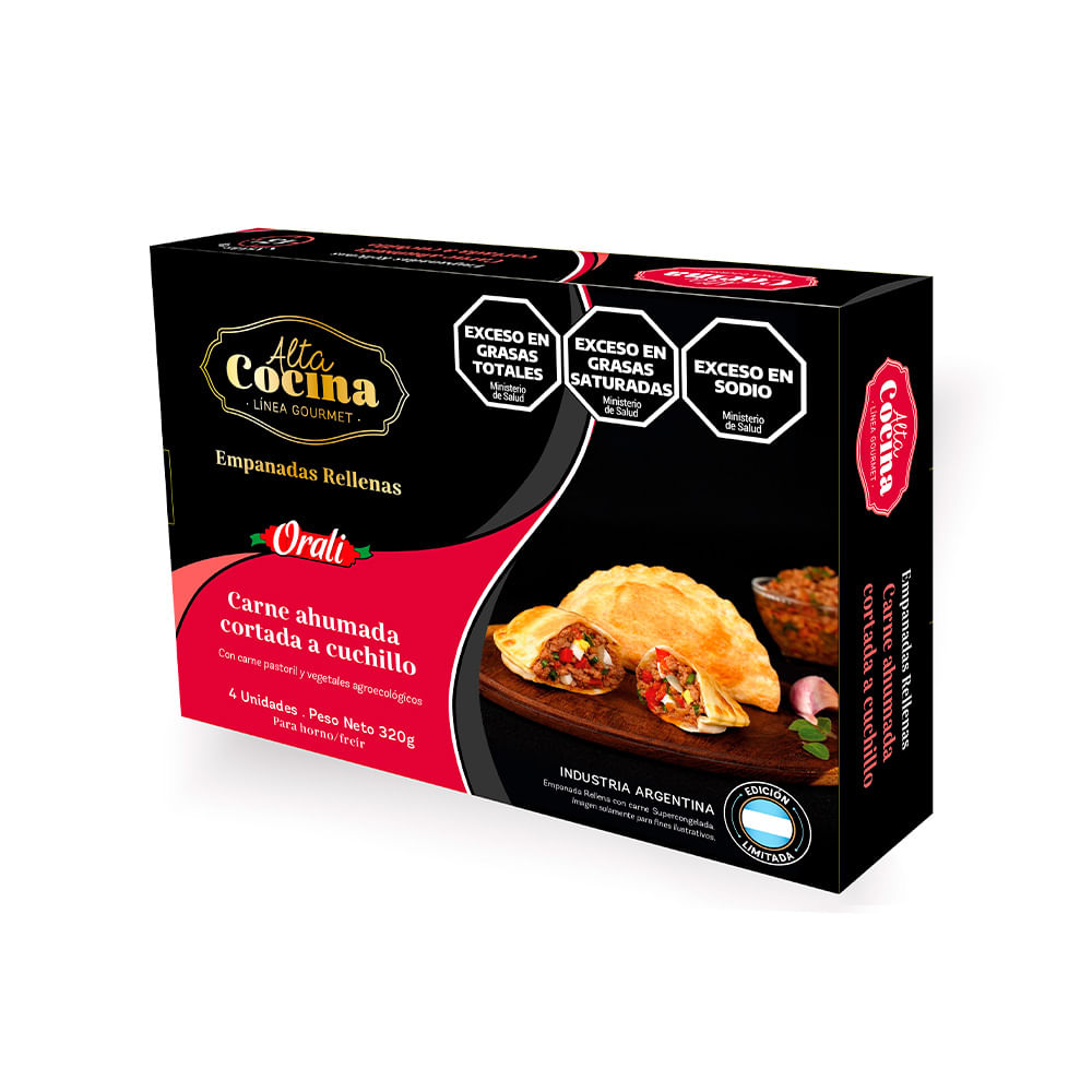 EMPANADAS ORALI CARNE AHUMADA CUCHILLO