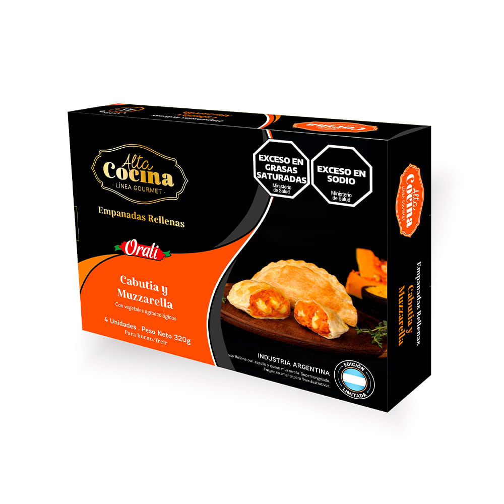 EMPANADAS ORALI CABUTIA Y MUZZRELLA ALTA COCINA
