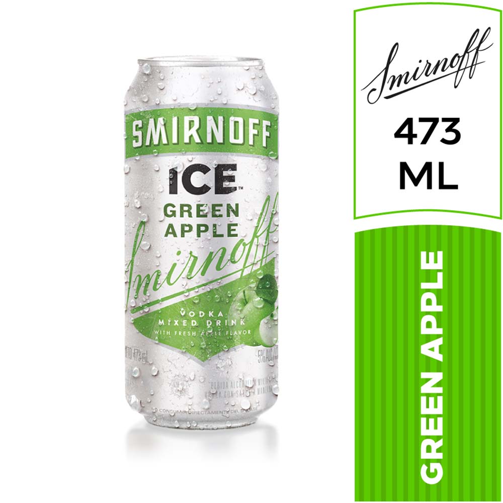 SMIRNOFF ICE GREEN APPLE VODKA