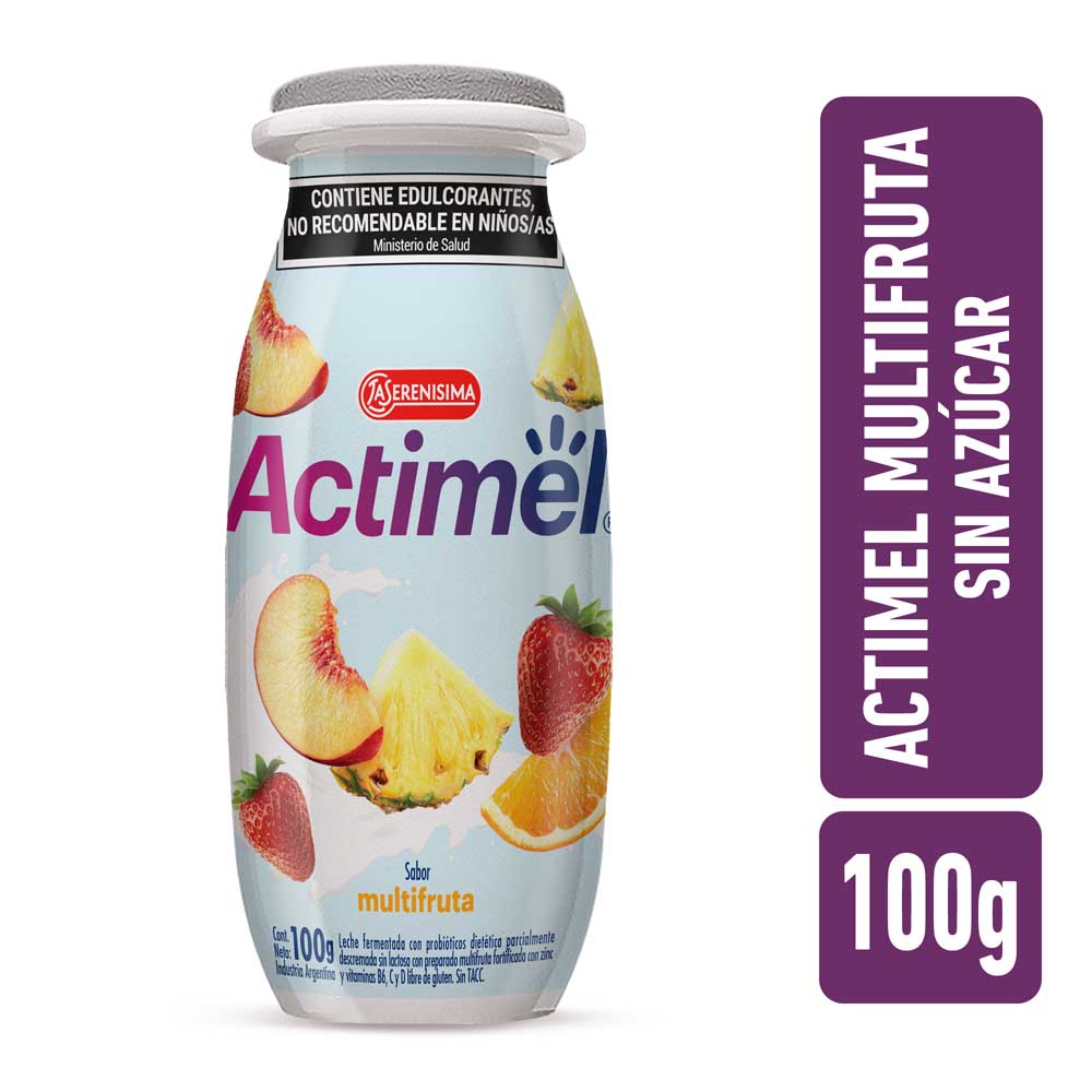 ACTIMEL BOTELLITA MULTIFRUTA 100GR