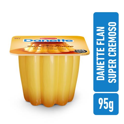 FLAN DANETTE SUPER CREMOSO C/CARAMELO
