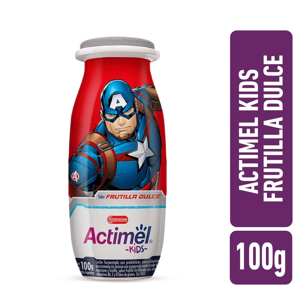 ACTIMEL BOTELLA KIDS MARVEL