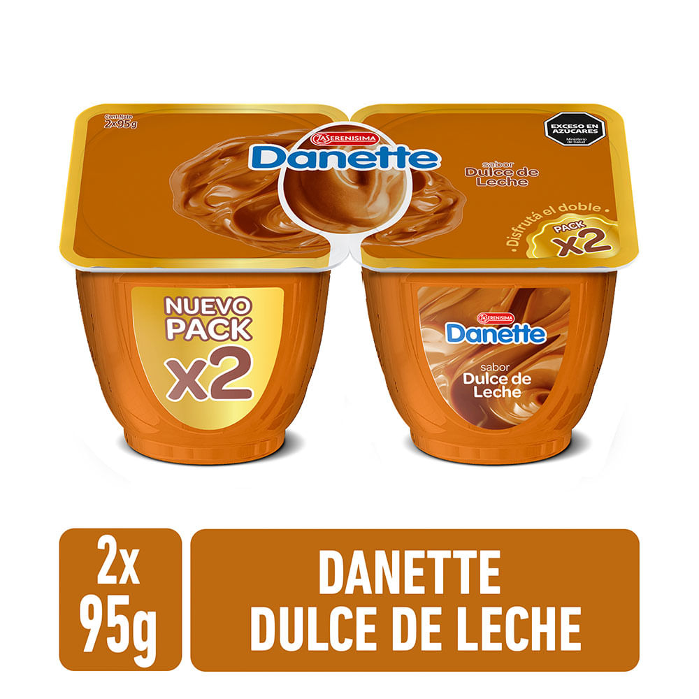 POSTRE DANETTE DULCE DE LECHE
