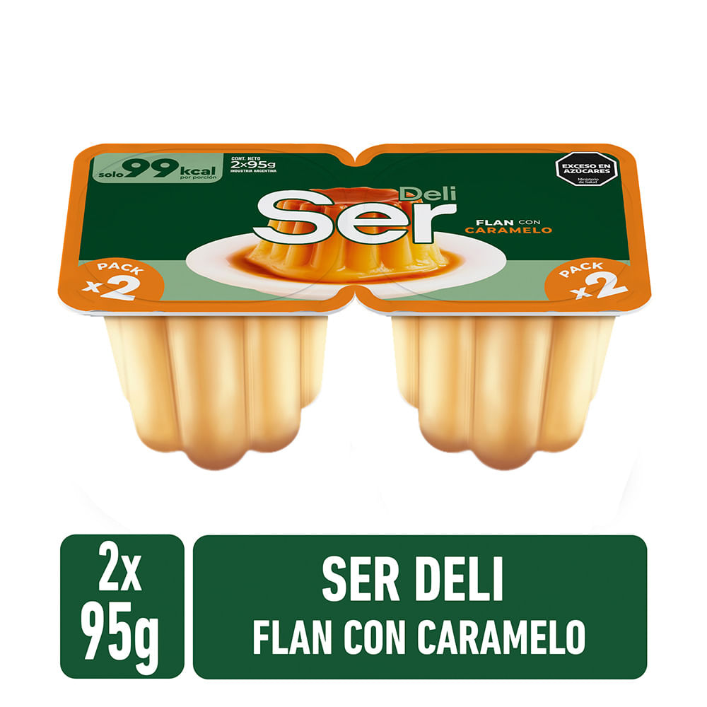 FLAN SER DELI VAINILLA C/CARAMELO