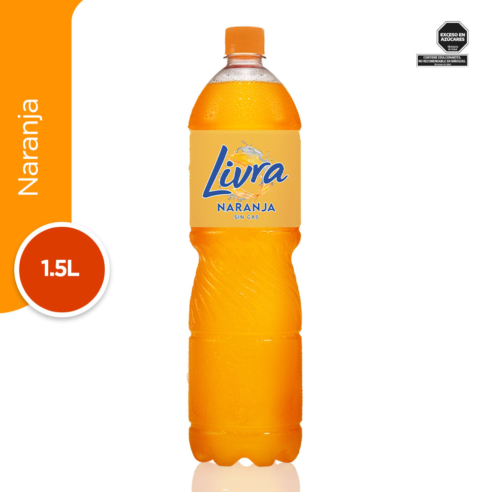 AGUA SABORIZADA LIVRA NARANJA