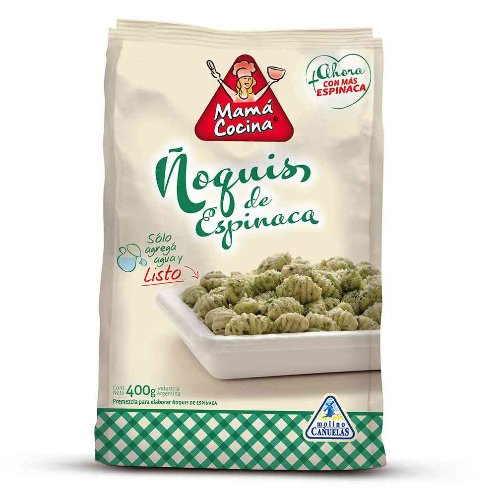HARINA MAMA COCINA ÑOQUIS ESPINACA
