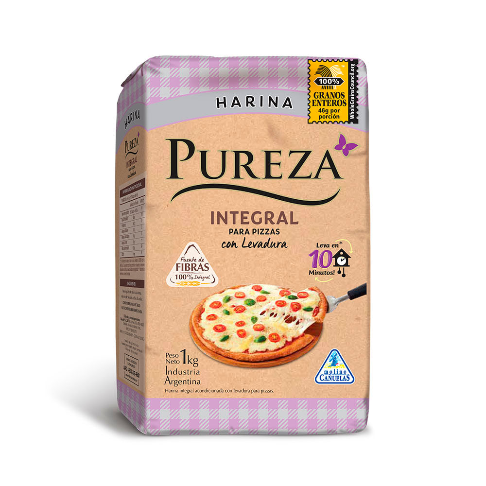 HARINA PUREZA INTEGRAL C/LEVADURA