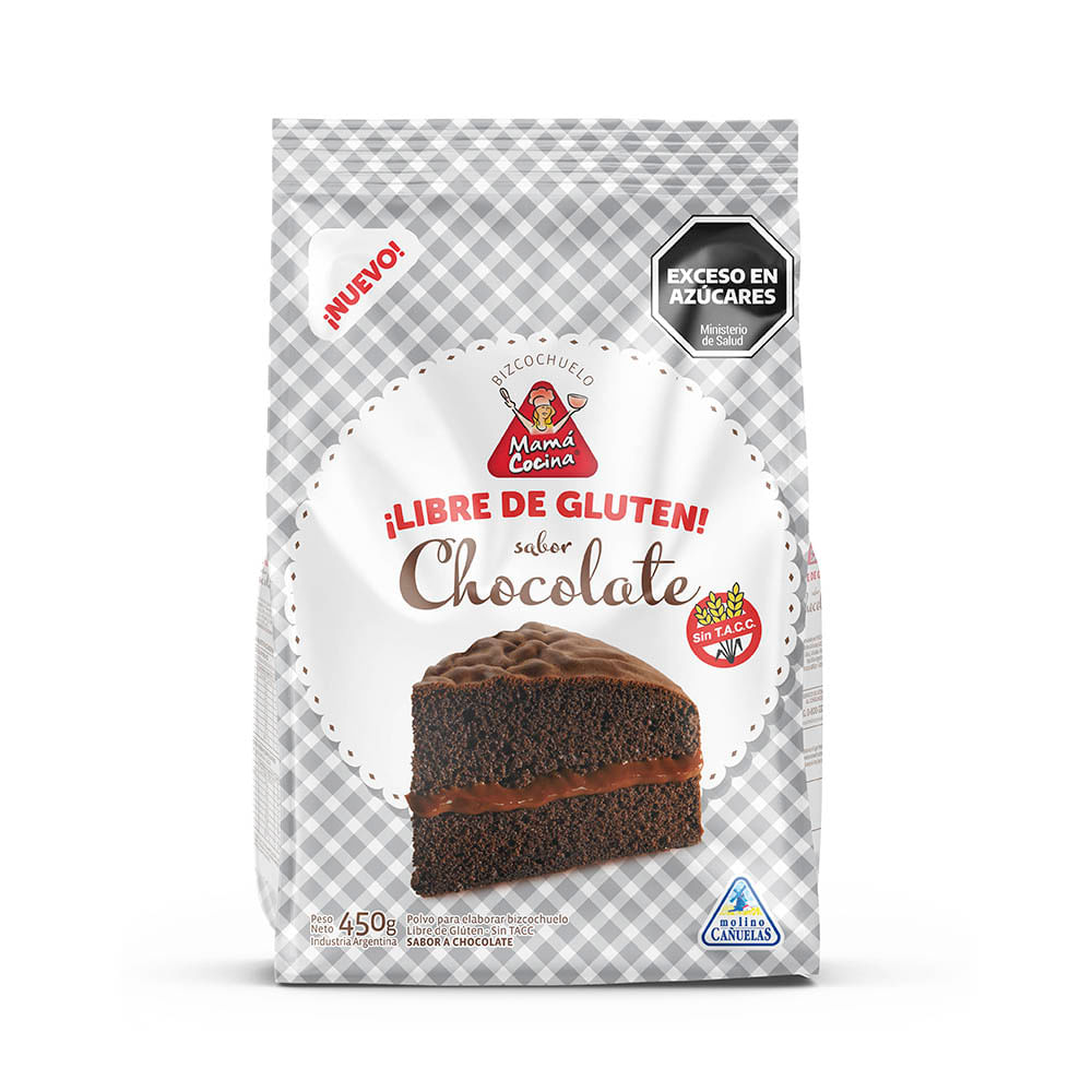 BIZCOCHUELO MAMA COCINA CHCCOLATE S/TACC