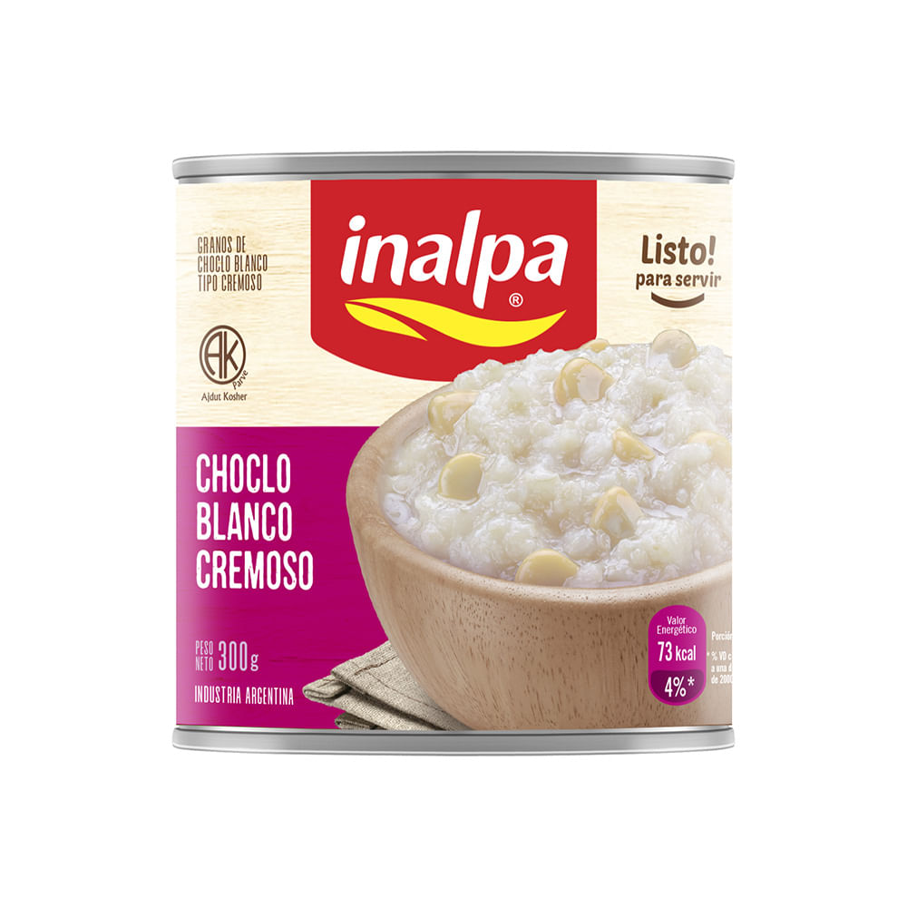 CHOCLO INALPA BLANCO CREMOSO LATA