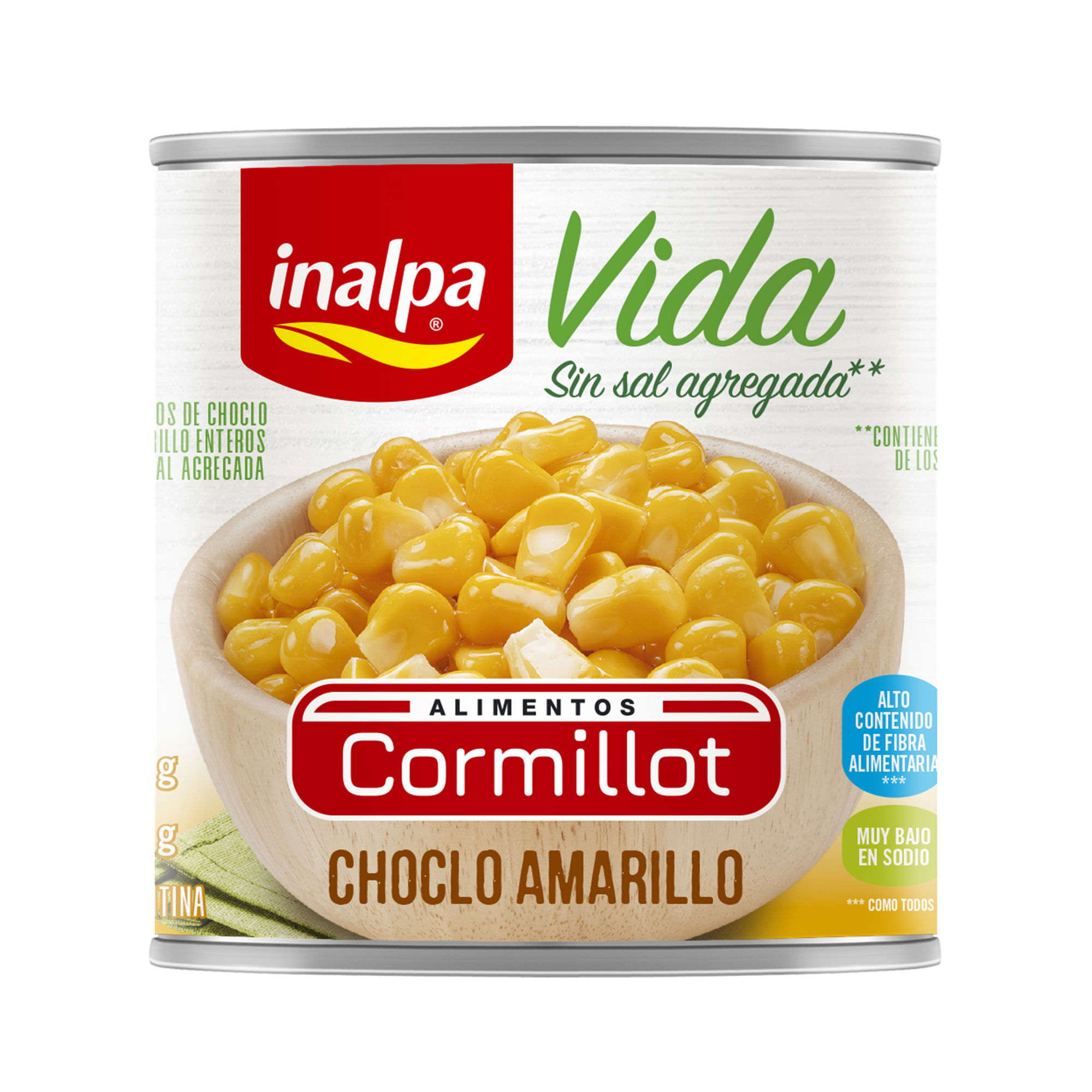 CHOCLO INALPA AMARILLO VIDA CORMILLOT LATA