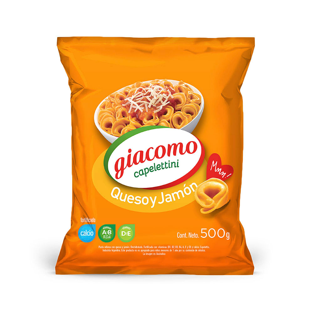 CAPELETTIS GIACOMO QUESO Y JAMON