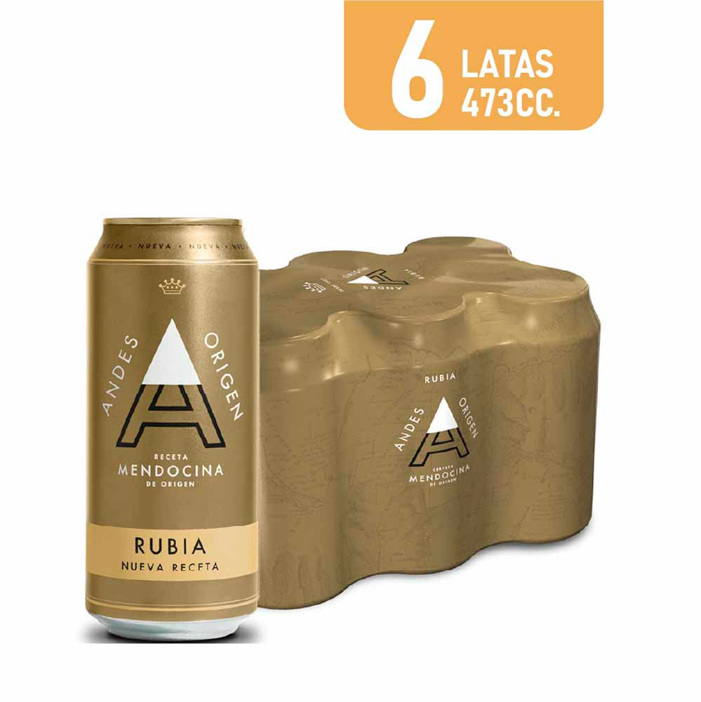 CERVEZA ANDES ORIGEN RUBIA PACK