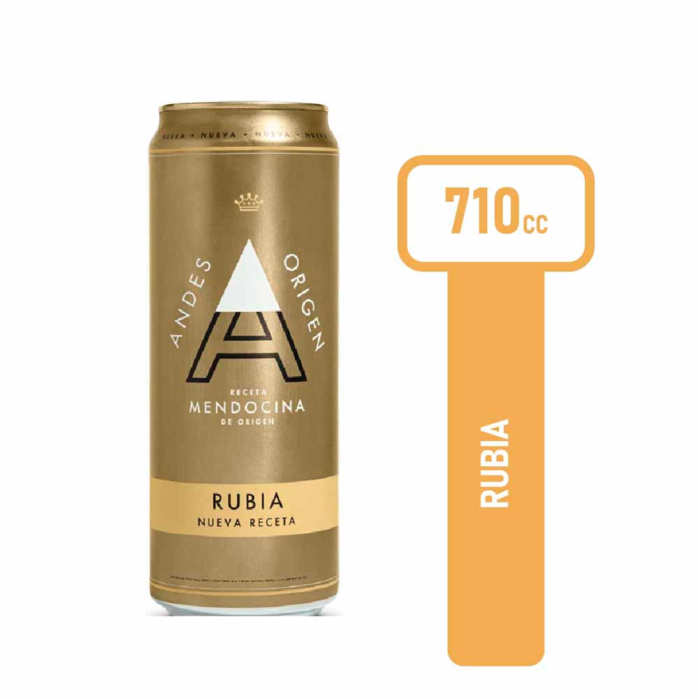 CERVEZA ANDES ORIGEN RUBIA