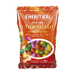 MANÍ LHERITIER CON CHOCOLATE CONFITADO