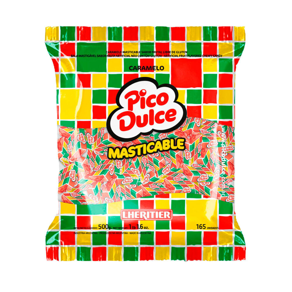 CARAMELOS MASTICABLES PICO DULCE