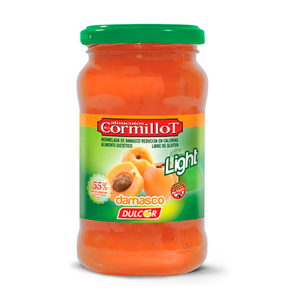 MERMELADA CORMILLOT DAMASCO LIGHT FRASCO