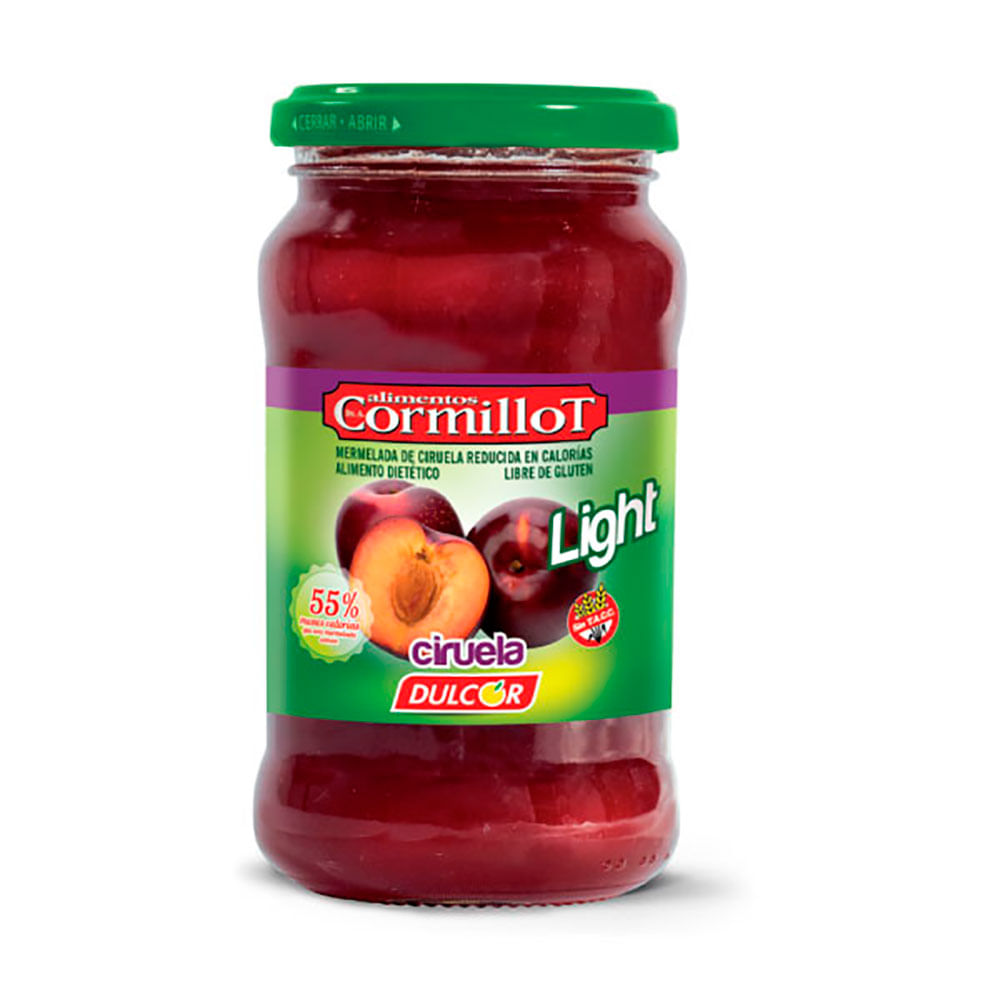 MERMELADA CIRUELA CORMILLOT LIGHT FRASCO