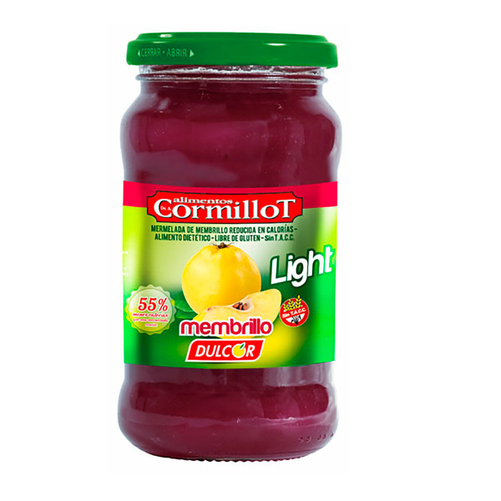 MERMELADA CORMILLOT MEMBRILLO LIGHT FRASCO