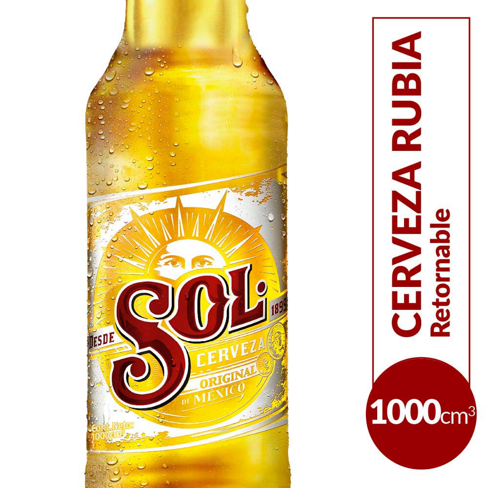 CERVEZA SOL RUBIA