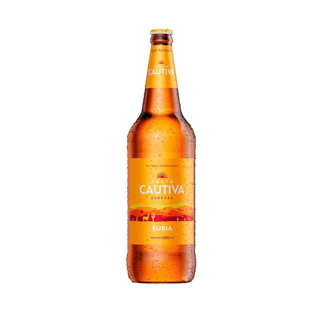 CERVEZA SALTA RUBIA BOTELLA